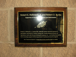 Plaque that was presented